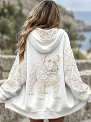 Women's British Bulldog Print Jackets
