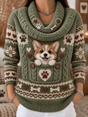 Women's Fun Animal Comfortable Knit Top