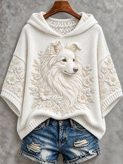 Women's Floral Sheltie Hoodies