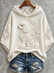Women's Floral Poodle Hoodies