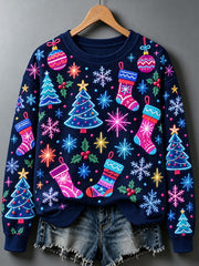 Women's Christmas Print Sweatshirt