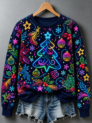 Women's Christmas Print Sweatshirt