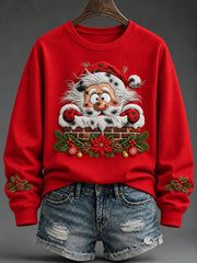 Women's Christmas Print Sweatshirt