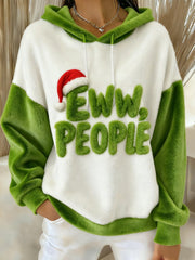 Women's Christmas Flannel Hoodie