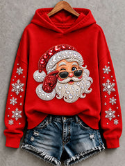 Women's Christmas Santa Claus Regular Sweatshirt
