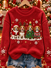 Women's Christmas Flannel Sweatshirt