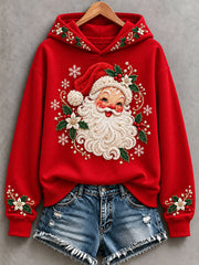 Women's Funny Santa Hoodie