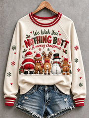 Women's We Wish You Nothing Butt A Merry Christmas Sweatshirt