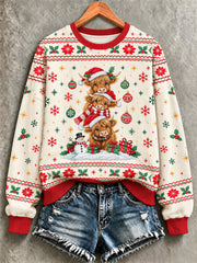 Women's Christmas Print Sweatshirt