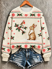 Women's Christmas Print Sweatshirt