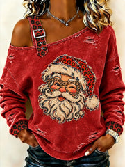 Women's Christmas Print Casual Sweatshirt