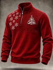 Men's Christmas Zip-Up Hoodie