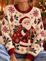 Women's Christmas Print Sweater