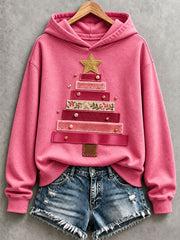 Women’s Pink Christmas Tree Hoodie