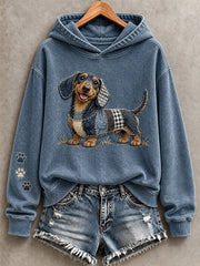 Women's Cute Dachshund Hoodie