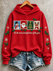 Women's Its The Most Wonderful Time Of The Year Print Hoodies