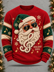 Men's Funny Santa Claus Crew Neck Sweatshirt