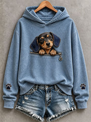 Women's Funny Dachshund Hoodie