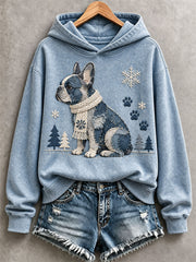 Women's Cute French Bulldog Hoodie