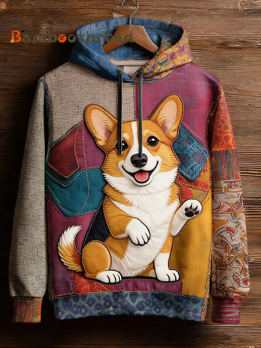 Unisex Retro Animal Art Print Comfortable Casual Sweatshirt A / S