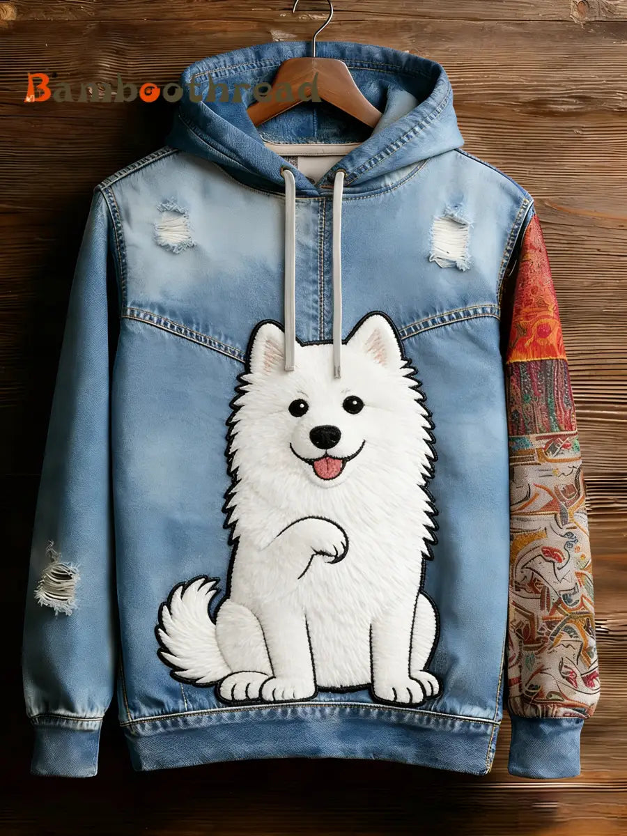 Unisex Retro Animal Art Print Comfortable Casual Sweatshirt A / S