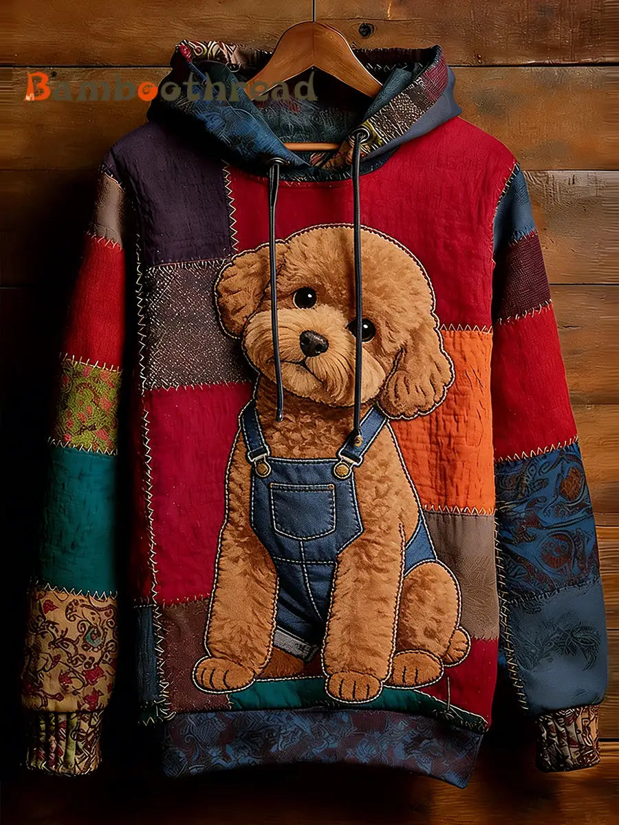 Unisex Retro Animal Art Print Comfortable Casual Sweatshirt A / S