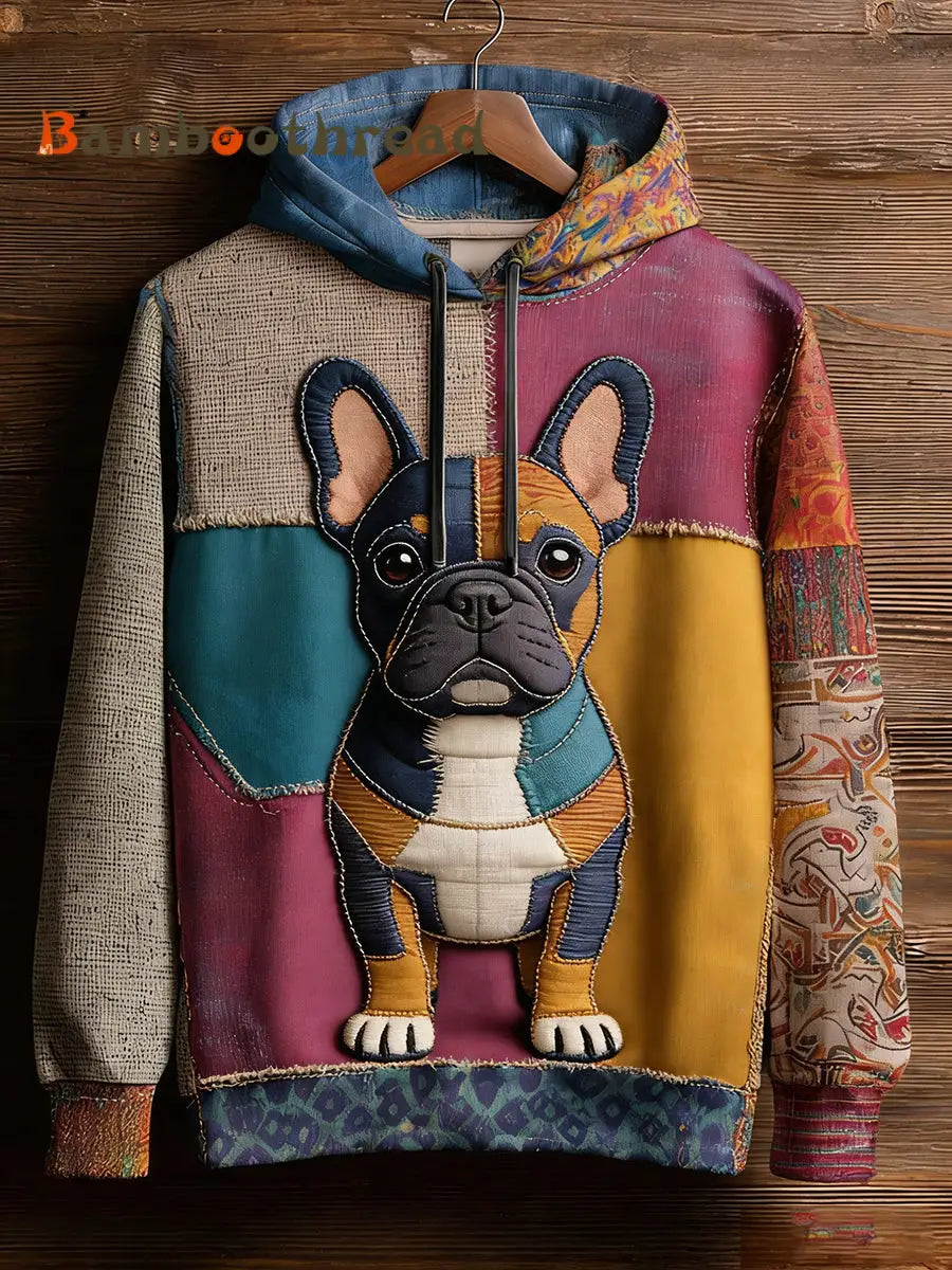 Unisex Retro Animal Art Print Comfortable Casual Sweatshirt A / S