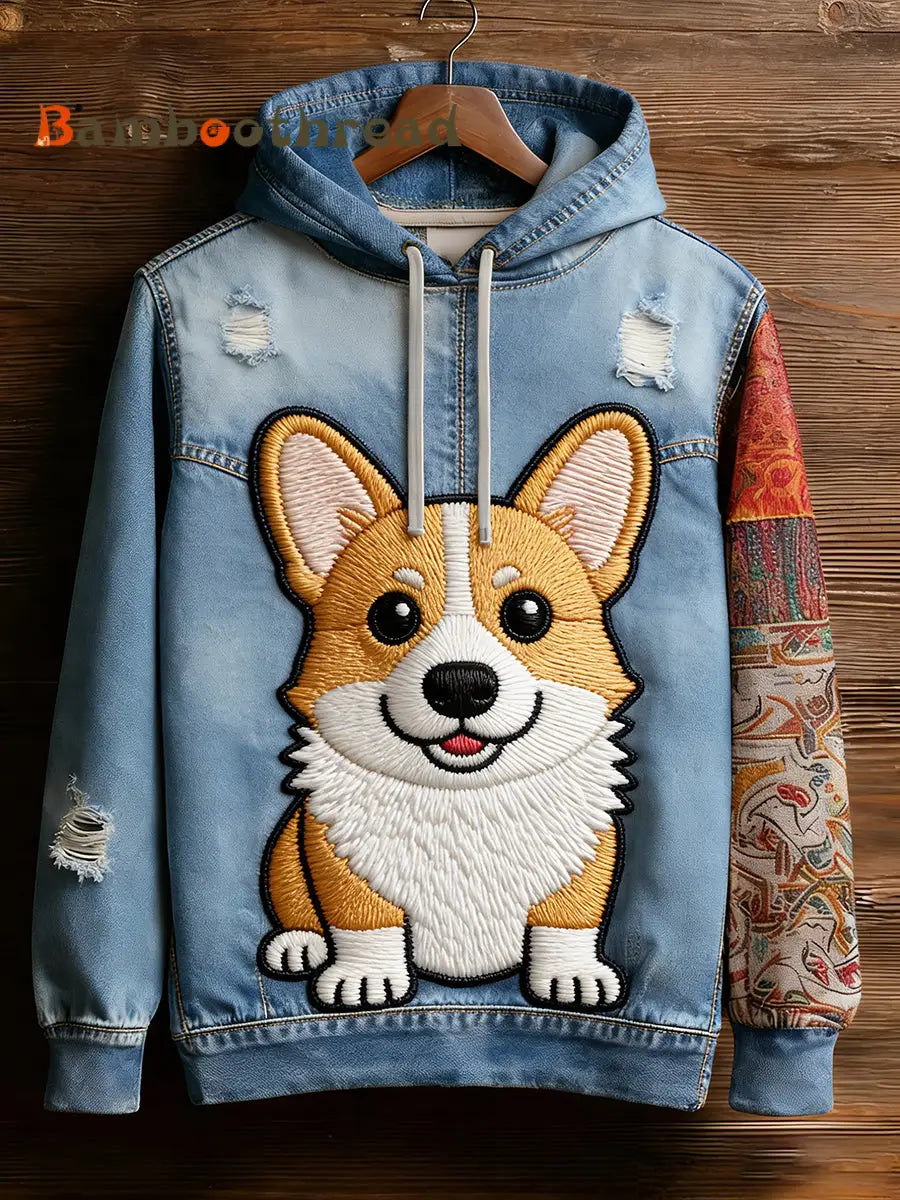 Unisex Retro Animal Art Print Comfortable Casual Sweatshirt A / S