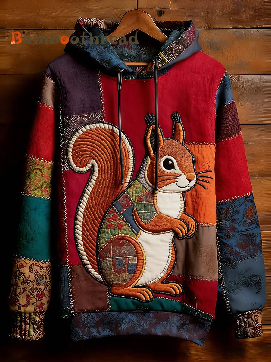 Unisex Retro Animal Art Print Comfortable Casual Sweatshirt A / S