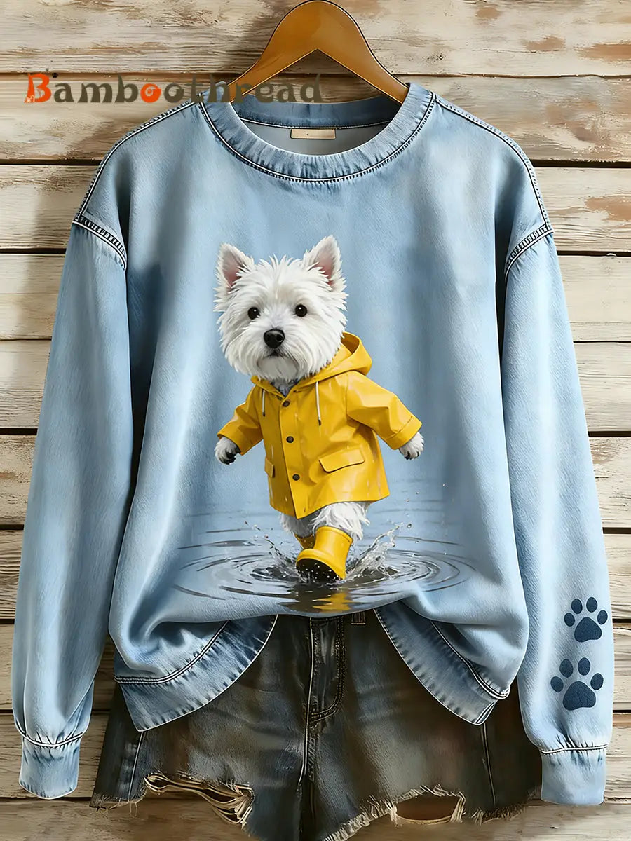 Unisex Retro Animal Print Comfortable Casual Top A / S