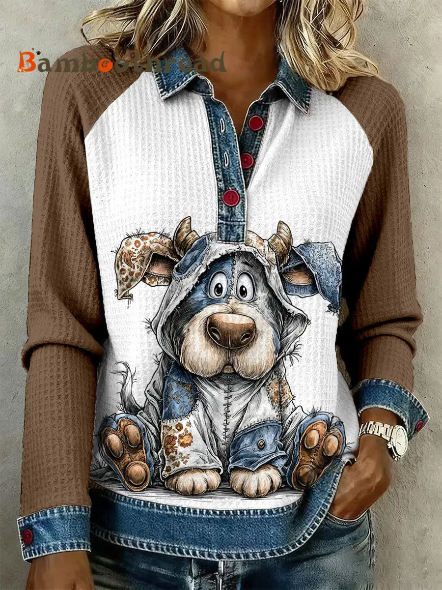 Women’s Dogs Lover Tops As picture / S