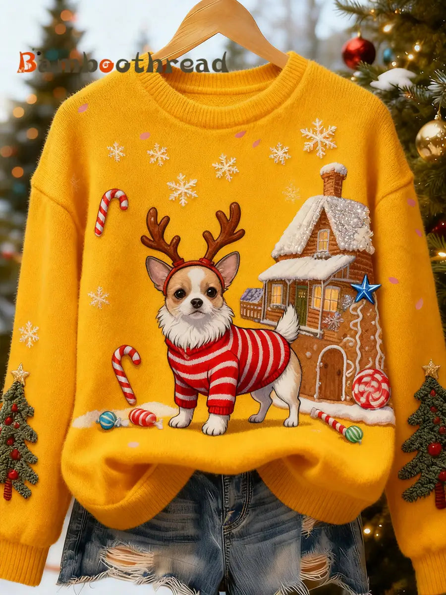 Women’s Retro Animal Art Print Casual Flannel Top A / S