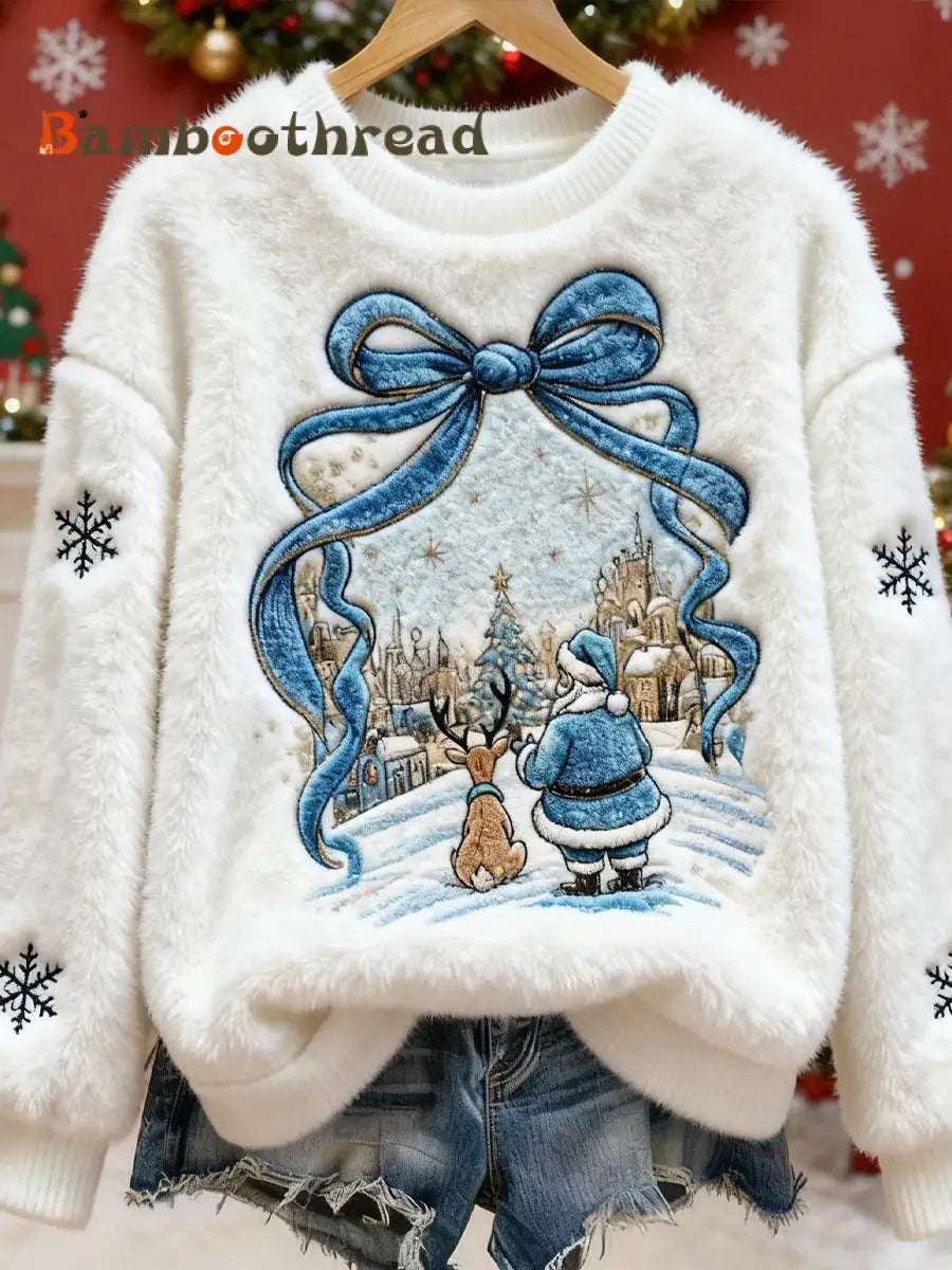 Women’s Retro Animal Art Print Casual Flannel Top A / S