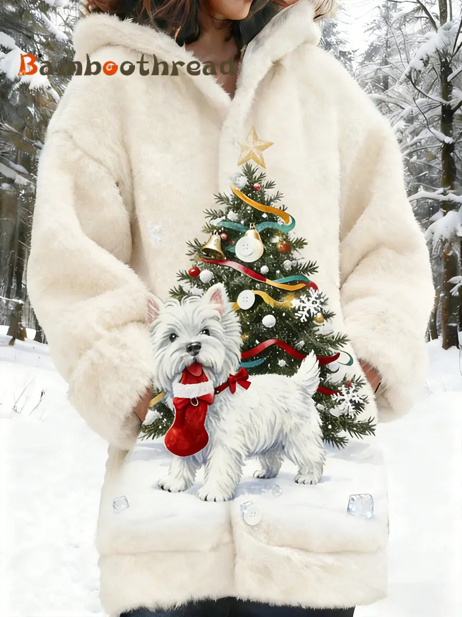 Women’s Retro Animal Art Print Comfortable Flannel Jacket A / S