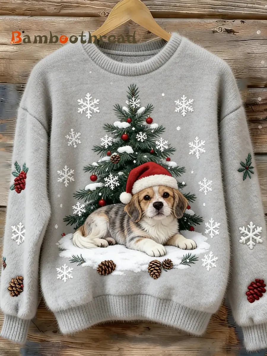 Women’s Retro Animal Art Print Comfortable Flannel Top A / S