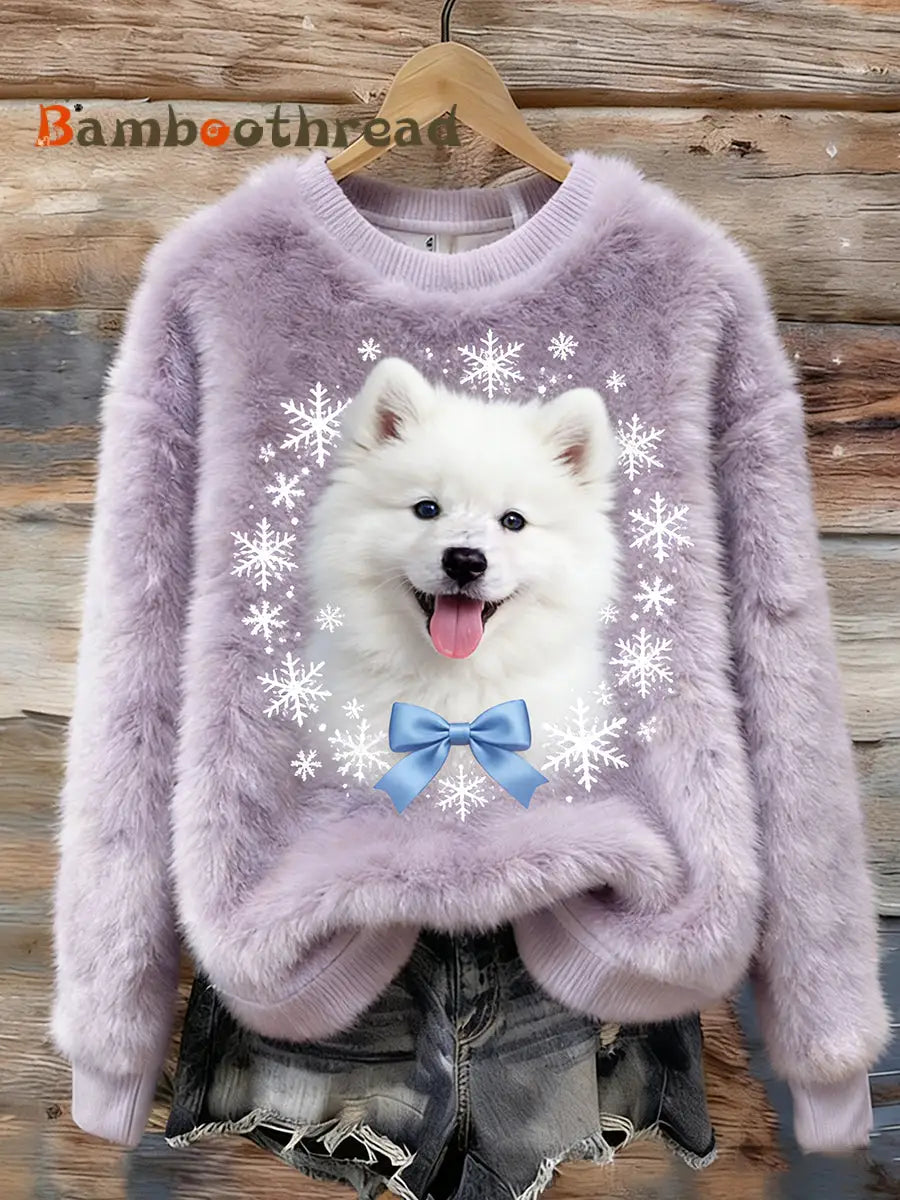 Women’s Retro Animal Art Print Comfortable Flannel Top A / S