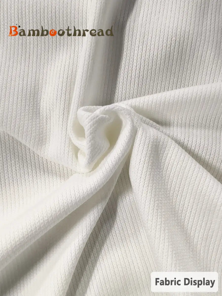 Women’s Thanksgiving Give Thanks To The Lord Cross Ribbed Round-Neck Sweatshirt