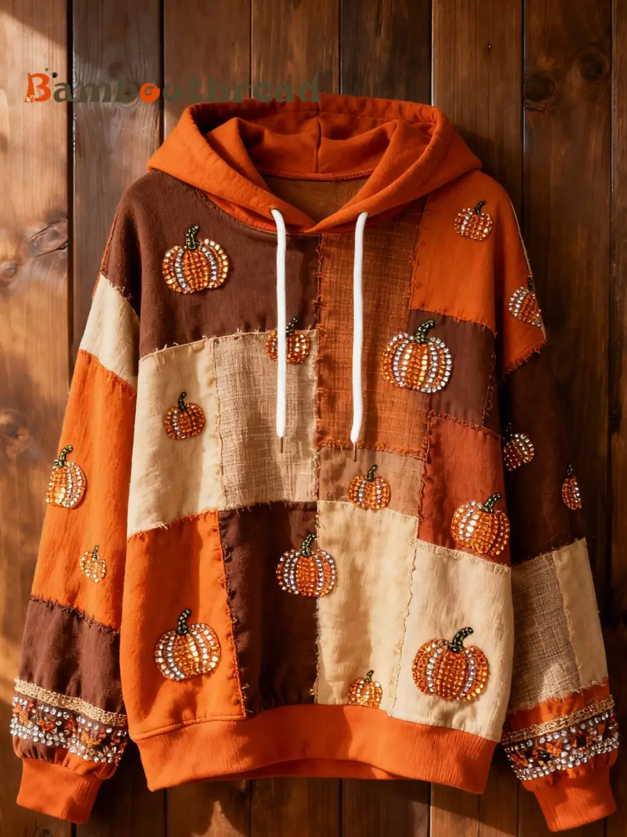 Women’s Thanksgiving Print Casual Hoodie As picture / S