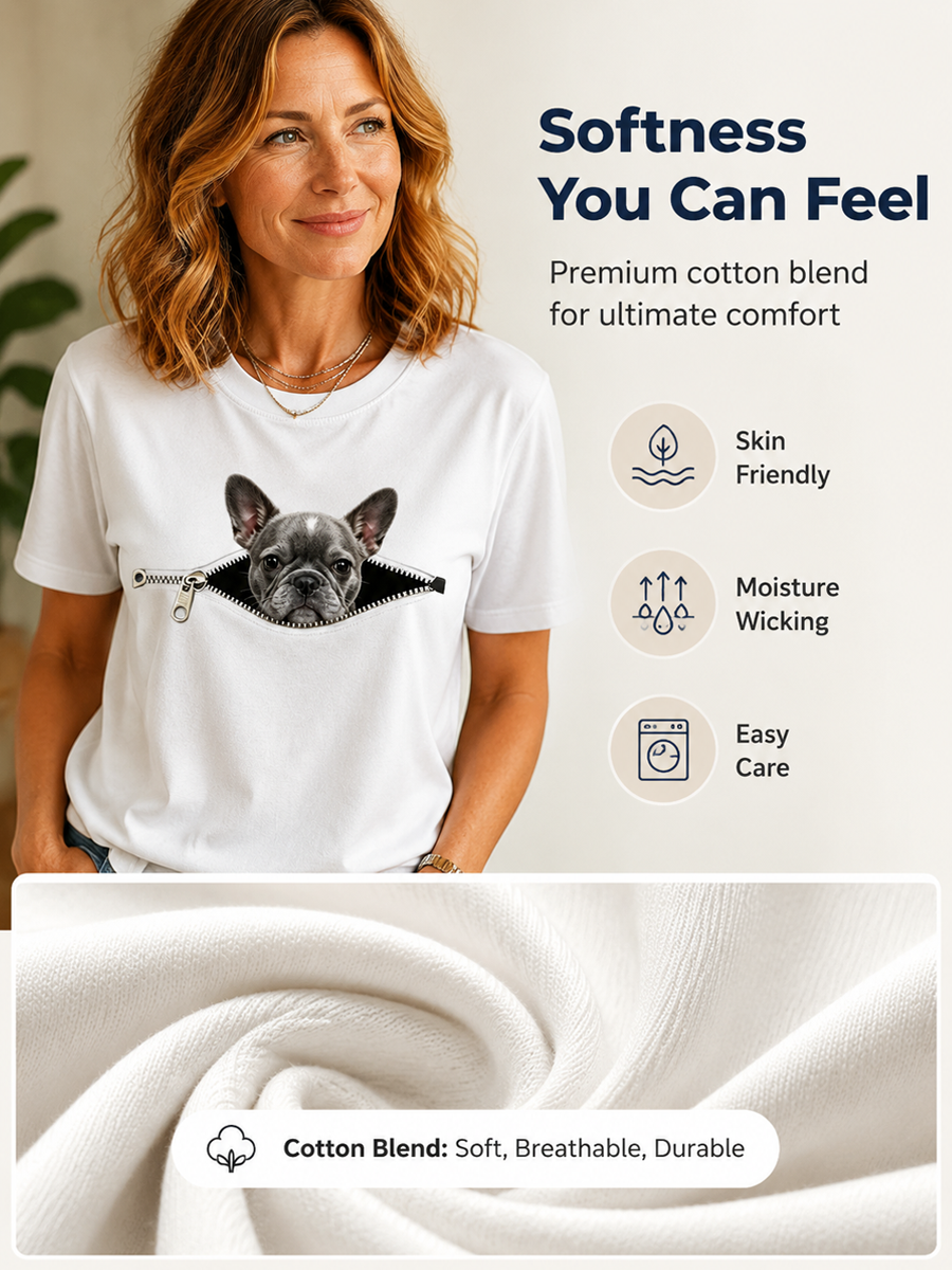 Women's Lovely French Bulldog T-Shirt