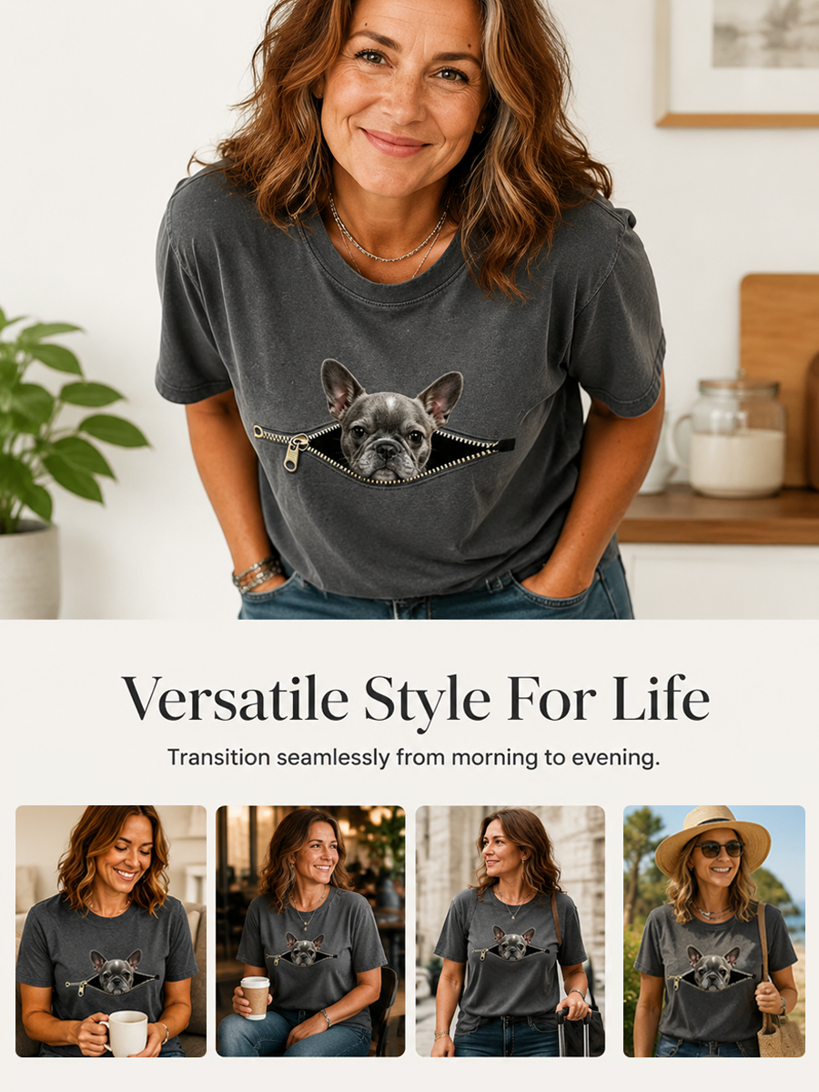 Women's Lovely French Bulldog T-Shirt