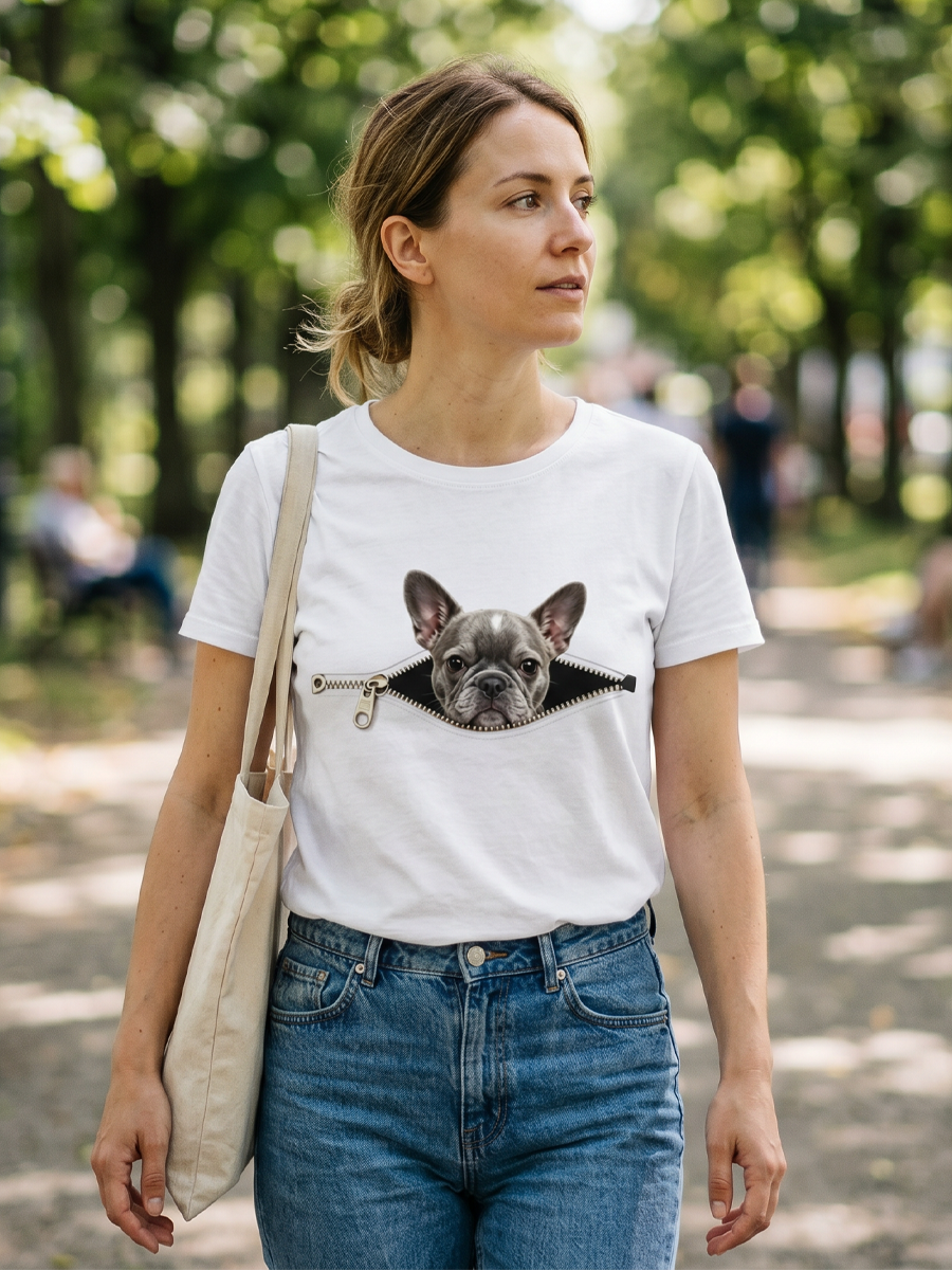 Women's Lovely French Bulldog T-Shirt