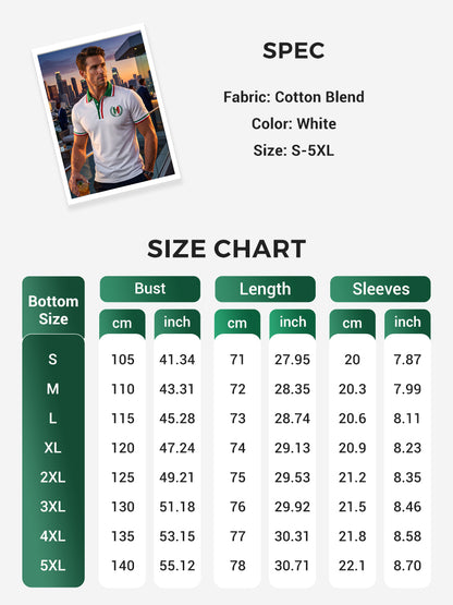 Men's Polo Shirt With Mexican Aztec-Inspired Art Print