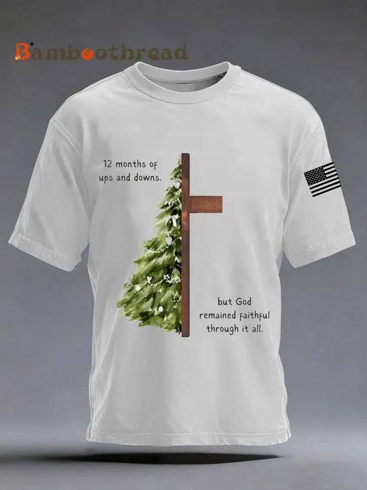 Men’s 12 Month Of Ups And Downs Short-sleeved T-shirt White / S