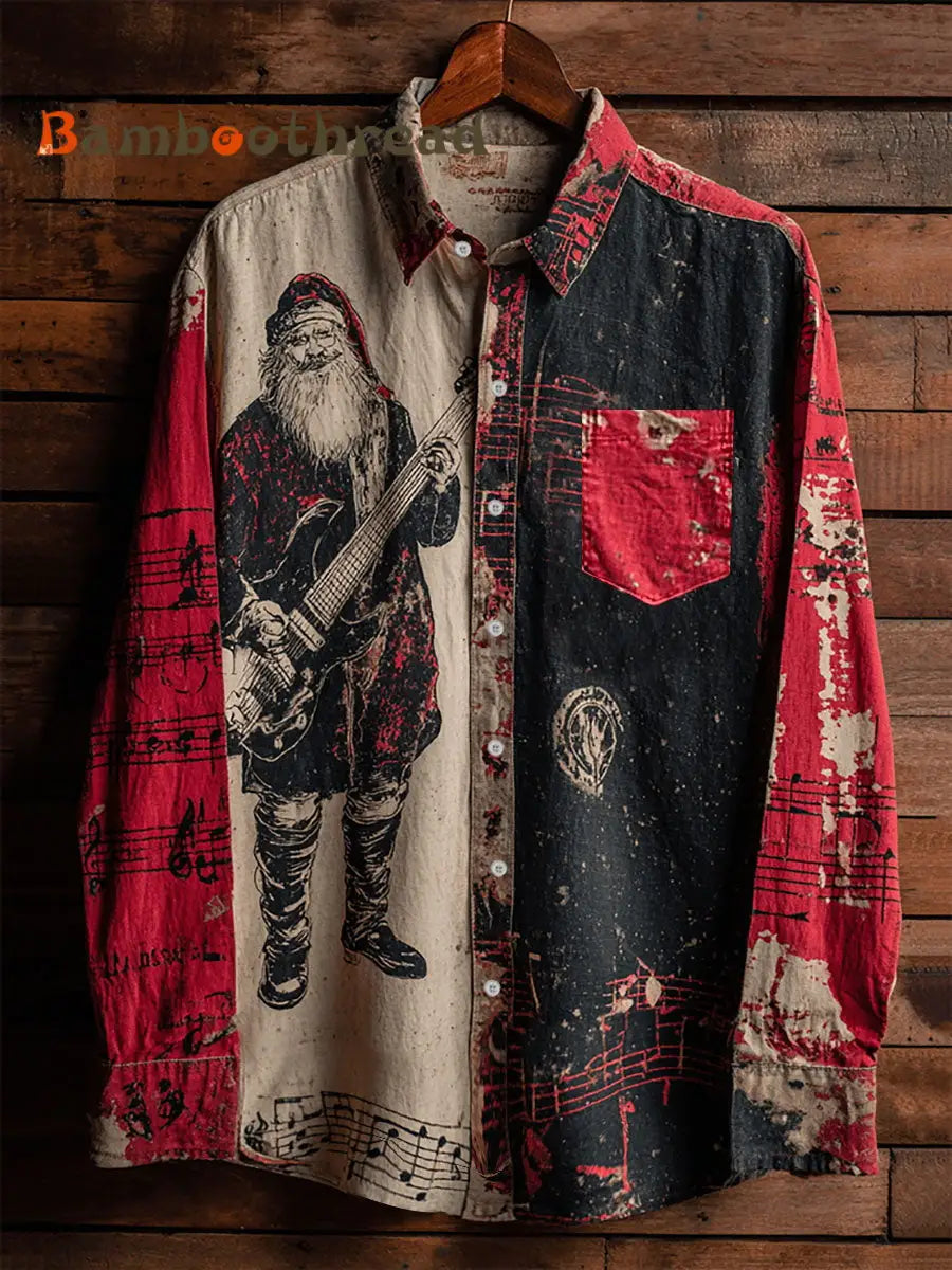 Men’s Bass Santa Claus Shirts As picture / S