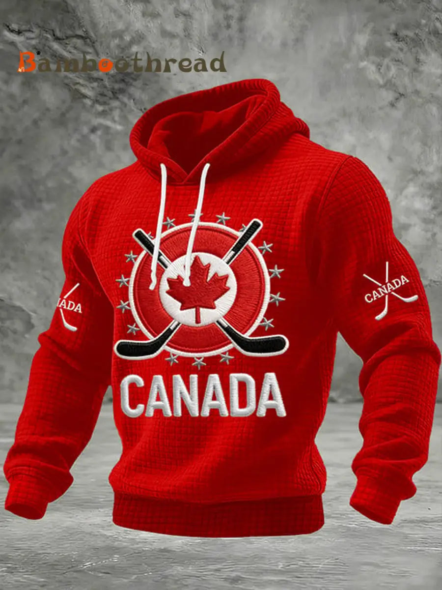 Men’s Canadian Hockey Print Sweatshirt Multicolour / S