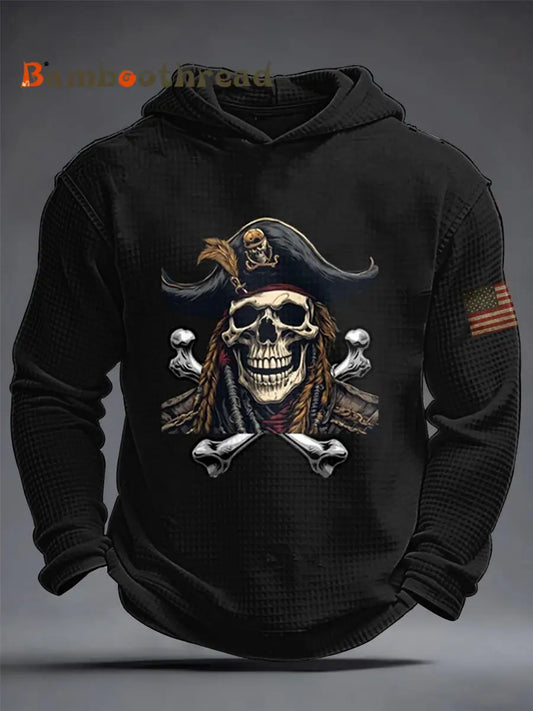Men’s Gasparilla Pirate Festival Waffle Hoodie Black / S