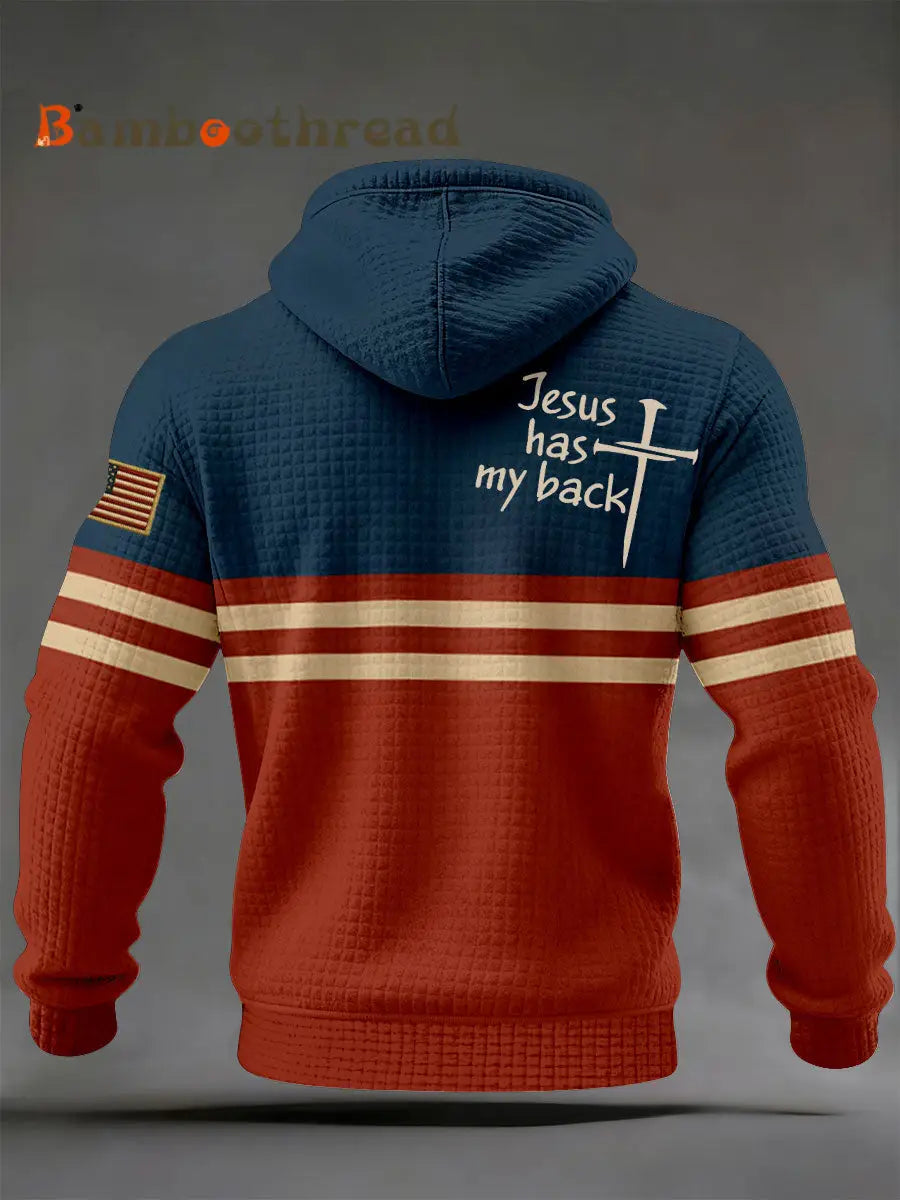 Men’s Jesus Has My Back Hoodies