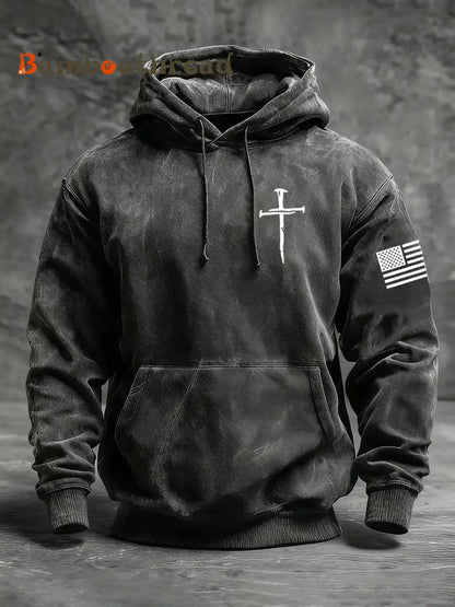 Men’s Jesus The Way The Truth The Life Cross Hoodie with Pockets