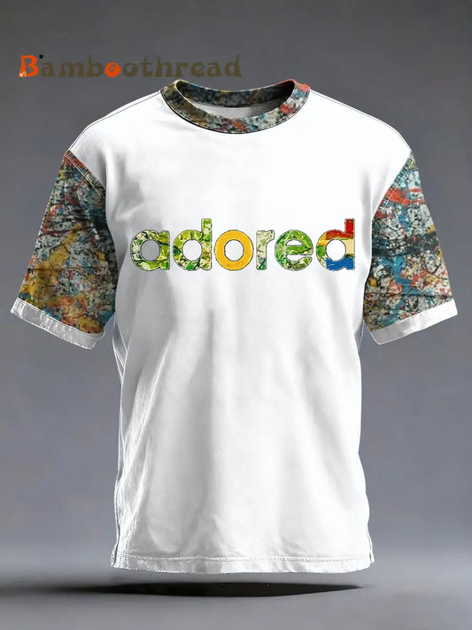 Men’s Lemon Roses Music Lover Printed short sleeves t-shirt White / S