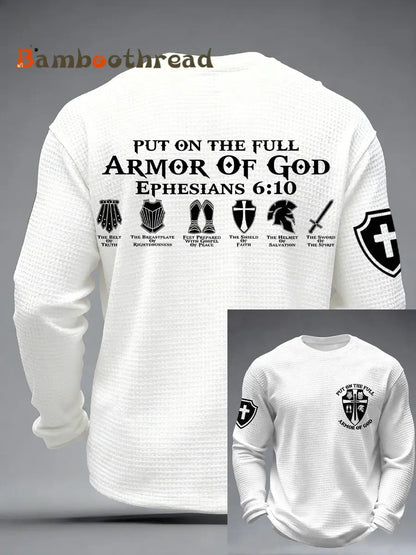 Men’s ’Put on the Full Armor of God’ T-shirts White / S